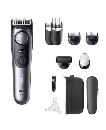 Braun Series 9 Waterproof Beard Trimmer with 7 Barbering Tools & Accessories