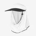 Sun Protection Adapt-A-Cap White Frillneck Style Hat