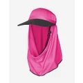 Sun Protection Adapt-A-Cap Hot Pink Frillneck Style Hat