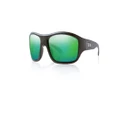Tonic Sunglasses Evo Matt Blk Glass Mirror Green G2 Slicelens
