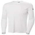 Helly Hansen Mens Outdoor Hh Tech Crew Long Sleeve Shirt, White