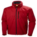 Helly Hansen Mens Sailing Crew Hooded Jacket, Red
