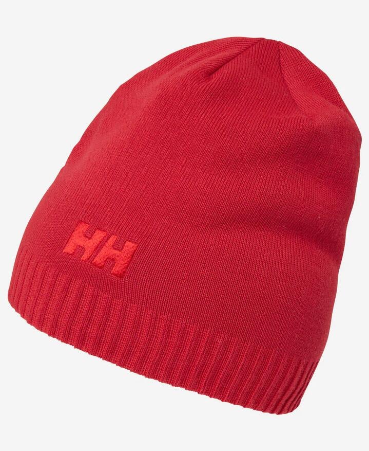 Helly Hansen Brand Beanie, Red