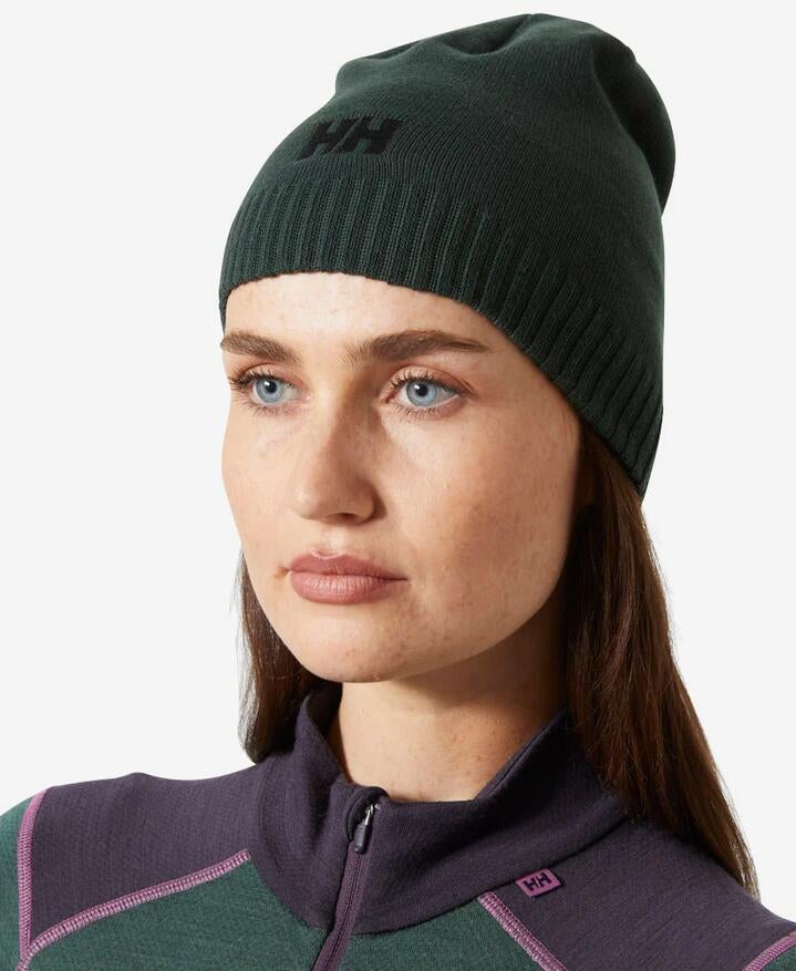 Helly Hansen Brand Beanie, Dark Jungle