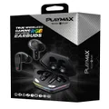 Playmax True Wireless Gaming Earbud - RGB Hex - PC Games