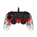 Nacon PS4 Illuminated Wired Gaming Controller - Light Red - PS4