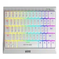 Marvo Mechanical Wired Gaming Keyboard (White) - PC Games