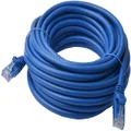 50m 8ware Cat6a UTP Snagless Ethernet Cable Blue