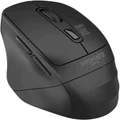 Promate Samit 2.4GHz Ergonomic 2200 DPI Silent Click Wireless Mouse Black