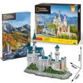 3D Puzzle: National Geographic City Traveller - Germany Neuschwanstein Castle (121pc)