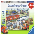 Ravensburger: Busy Train Station (2x24pc Jigsaws)
