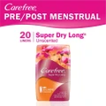 Carefree Super Dry Long Unscented Panty Liners 20s