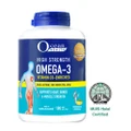 Ocean Health High Strength Omega-3 Vitamin D3-enriched Mini Softgel (For Heart, Bones & Muscle Strength + Odourless + Mini Odourless Soft Gel + Halal) 180s