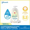 Johnson's Baby Baby Cottontouch Face And Body Lotion Blended With Natural Cotton (Specially For Newborn) 500ml
