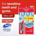 Colgate 360 Sensitive Pro Relief Toothbrush Buy 2 Free 1 Value Pack