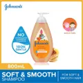 Johnson's Baby Baby Active Kids Soft And Smooth Shampoo For Soft And Smooth Hair (For Silky Smooth Hair) 800ml
