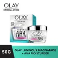 Olay Luminous Niacinamide + Aha Face Cream Moisturizer (Reduce Acne Marks Skin Care) 50g