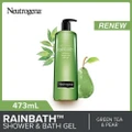 Neutrogena Rainbath Renewing Shower And Bath Gel Pear And Green Tea For Spa-like Indulgence 473ml