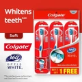Colgate 360 Optic White Toothbrush Buy 2 Free 1 Value Pack
