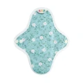 Hannahpad Organic Cotton Cloth Pad Pantyliner Set Of 2 Edelweiss Blue (With Wings + Washable & Reusable) 2s