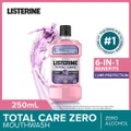 Listerine Total Care Zero Mouthwash Non Alcohol With 6-in-1 Benefits (Reduce Plaque Freshen Breath And Help Keep Teeth Naturally White For 12hr Protection)250ml