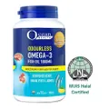 Ocean Health Odourless Omega-3 Fish Oil Softgel 1000mg (For Heart, Brain, Eyes & Joints + Halal) 180s