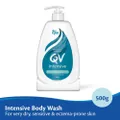 Ego Qv Intensive Cleanser (Intensive Body Wash For Very Dry + Sensitive & Eczema-prone Skin) 500g