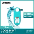 Listerine Listerine Cool Mint Pocketmist Mouth Spray 7.7ml (Kills 99.9% Bad-breath Germs)