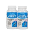 Nutrilife Calcium & Vitamin D3 Tablet Supplement Packset (To Improve Bone Health & Density) 60s X 2