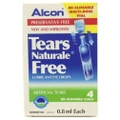 Alcon Alcon Tears Naturale Free Lubricant Eye Drops 0.8ml X 4s