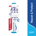 Sensodyne Repair & Protect Soft Toothbrush Buy 2 Get 1 Value Packset 3s (100% Plastic-free Packaging)