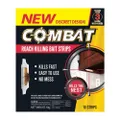 Combat Roach Killing Bait Strips Easy To Use New Discreet Design (Kills Fast No Mess) 10s