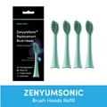 Zenyum Zenyumsonic Brush Heads Matte Green 4s