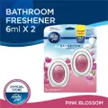 Ambi Pur Bathroom Air Freshener Pink Blossom 6ml X 2s