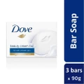 Dove Beauty Cream Soap Bar (For Soft + Smooth Skin) 90g X 3s