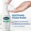 Cetaphil Soothing Foam Wash With Allantoin, Glycerin & Triple Ceramides (For Normal To Dry, Sensitive Skin) 200ml