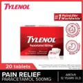 Tylenol Adult Paracetamol Film Coated Tablet 500mg (For Fever & Pain Relief) 20s (Expiry: Sept`2024)
