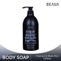 Beaua Naturian Body Soap Charcoal (For Smooth + Healthy Looking Skin + Maintain Ph Balance) 1l