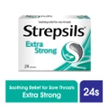 Strepsils Lozenges Soothing Relief For Sore Throat Extra Strong 24s