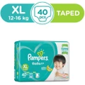 Pampers Baby Dry Tape Diapers Xl 40's