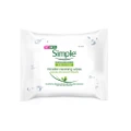 Simple Micellar Cleansing Wipe Sheet No Artificial Perfume Or Colour (Cleanses & Instantly Hydrates) 25s
