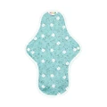 Hannahpad Organic Cotton Cloth Pad Medium Edelweiss Blue (With Wings + Washable & Reusable) 1s