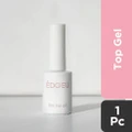 Edgeu Glossy Top Gel Coat (Easy To Use + Great For Beginners) (Semi-baked + Ultra Glossy + Long-lasting + Salon Quality) 1s