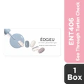 Edgeu Real Gel Nail Strips Ent406 See Through Tartan Check (Semi-baked + Ultra Glossy + Long-lasting + Salon Quality) 1s