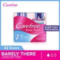 Carefree Barely There Unscented Panty Liners 42s