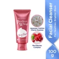 Senka Perfect Whip Berry Bright Gentle Exfoliation Beauty Foamfacial Cleanser (Suitable For Dull & Oily Skin + For Healthier & Brighter Skin) 100g