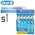 Oral-b Complete Easy Clean (Medium) Manual Toothbrush 5 Count - Polybag