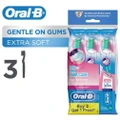 Oral-b Ultrathin Pro Gum Care (Extra Soft) Manual Toothbrush 3 Count