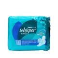Whisper Heavy And Overnight Flow With Wings Sanitary Napkins 8pads