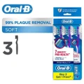 Oral-b Crossaction Pro-health 7 Benefits Toothbrush Soft 3s